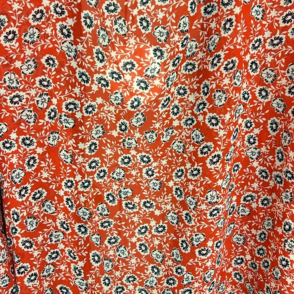 Umgee Red, Navy and White kimono Plus Sizes - Picture 6 of 6
